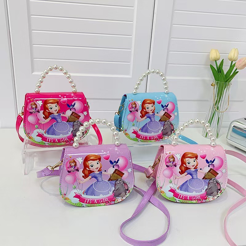 2024 nuevo bolso de hombro de hielo y nieve para niños de moda princesita salvaje fuera de la tendencia Aisha bolso de mensajero portátil lote