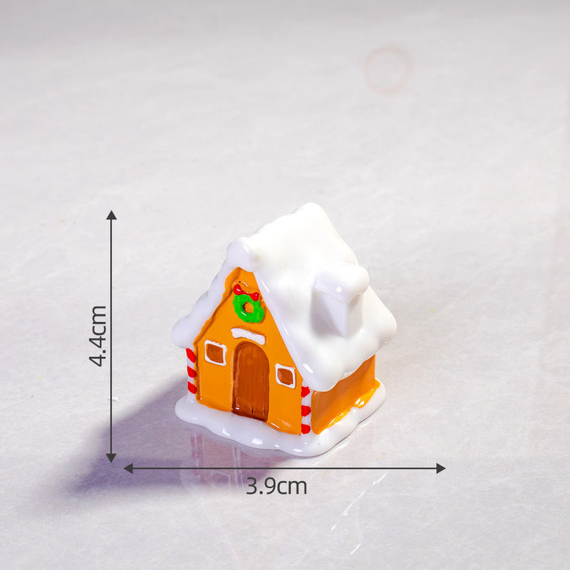 樹脂アクセサリークリーム接着剤手作り diy シーンクリスマスマイクロ風景装飾品漫画立体雪だるま装飾品|undefined