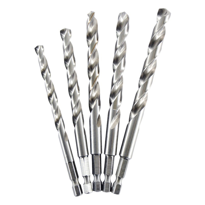 Liangke grade-M35 industrial cobalto que contiene mango hexagonal de acero inoxidable taladro giratorio de acero inoxidable taladro de metal de madera