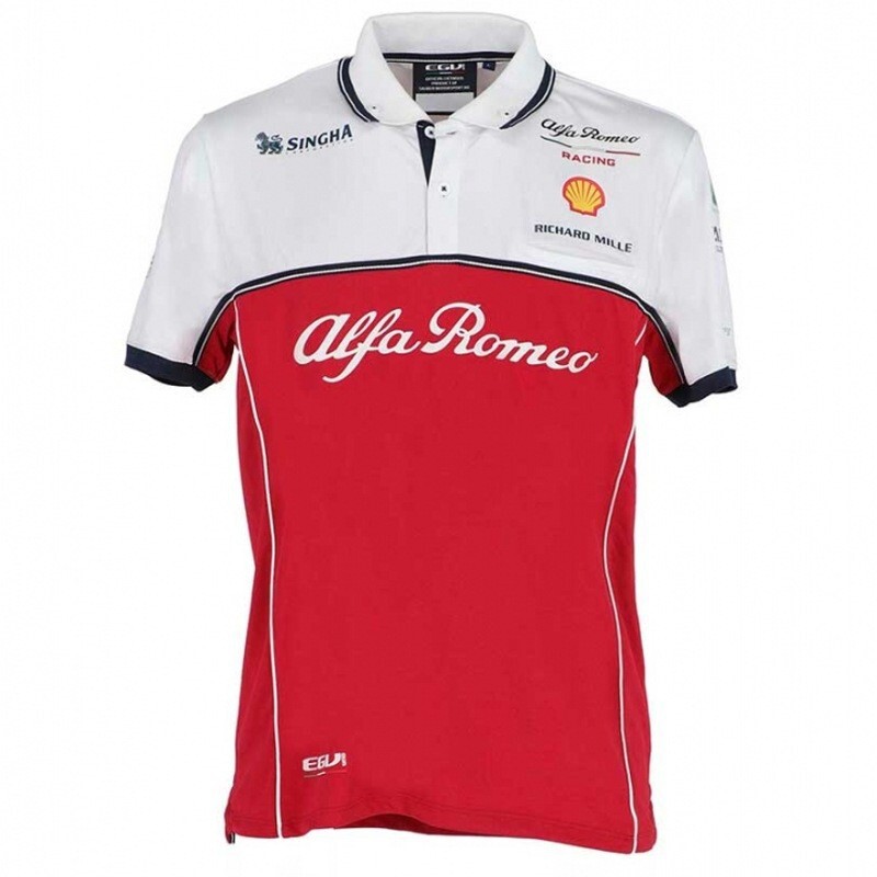 Alfa Romeo Racing Team F1 Racing Suit T-Shirt Polo Shirt Raikkonen Zhou Guanyu Men's Clothing Team Uniform