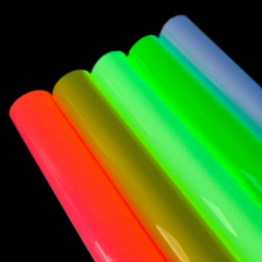 Glow-in-the-dark PU engraved film, re-adhesive heat transfer luminous engraved film HTV reflective light-emitting fluorescent transfer engraved film