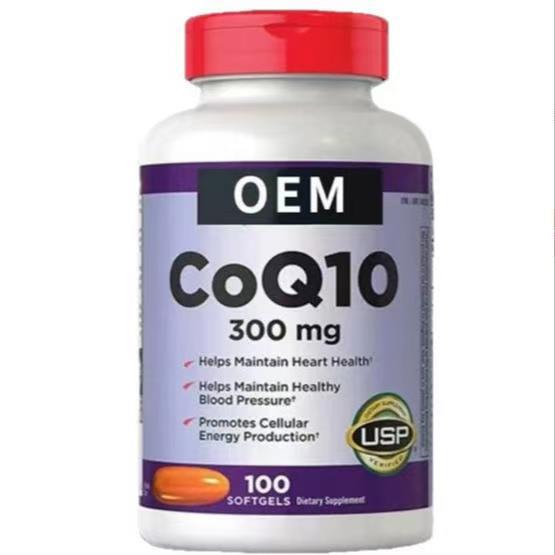 Tk Cross-Border In-Stock Coq10 Coenzyme Soft Capsules 100 Capsules Body Supplement Source Factory Available for Oem