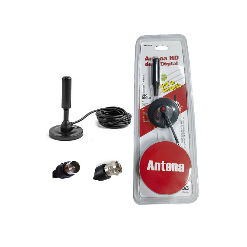 Antena de TV digital de alta definición de onda terrestre DVB-T2/DTMB, éxito de ventas transfronterizo, antena de TV HDTV para Chile