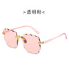 Trend glasses solar-powered, square sunglasses, internet celebrity, Aliexpress