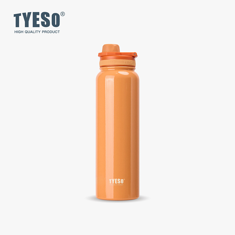 Taisuo 学生スポーツボトル TYESO ポータブルハンドルステンレス鋼ウォーターカップ INS 真空北欧スタイル二重層断熱カップ|undefined