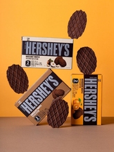 韩国进口零食 HERSHEY'S浓厚巧克力华夫松饼薄脆饼干松脆休闲