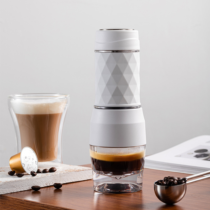 Manual Portable Hand Pressure Coffee Machine Italian Espresso Powder Capsule Machine Household Outdoor Car Travel Coffee Pot Manual Portable Hand Pressure Coffee Machine Italian Espresso Powder Capsule Machine Household Outdoor Car Travel Coffee Pot
