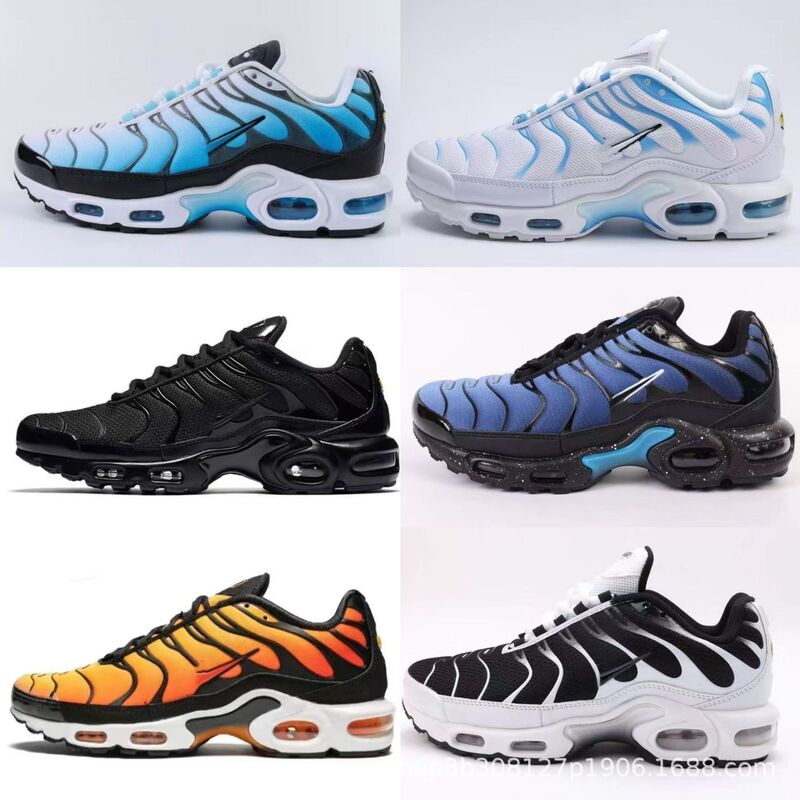 Putian Shoe Factory Cross-Border Air Max Plus Tn Shox Air-Cushioned Shoes Men's and Women's Running Shoes Sports Shoes