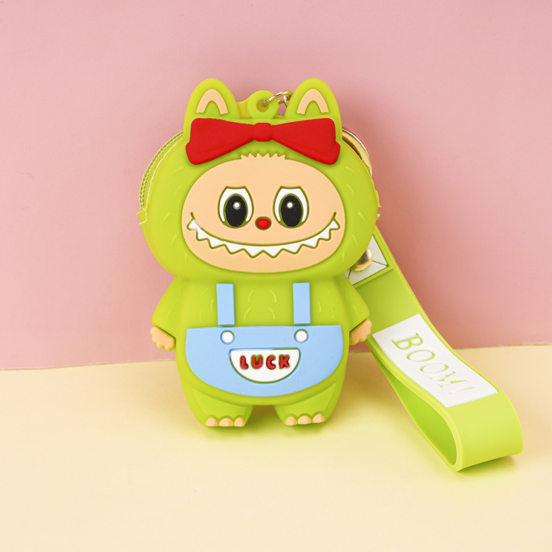 メーカーが生産するネズミ駆除パイオニアラブブキーホルダーペンダントシリコンバッグかわいい子供用小銭入れ|undefined