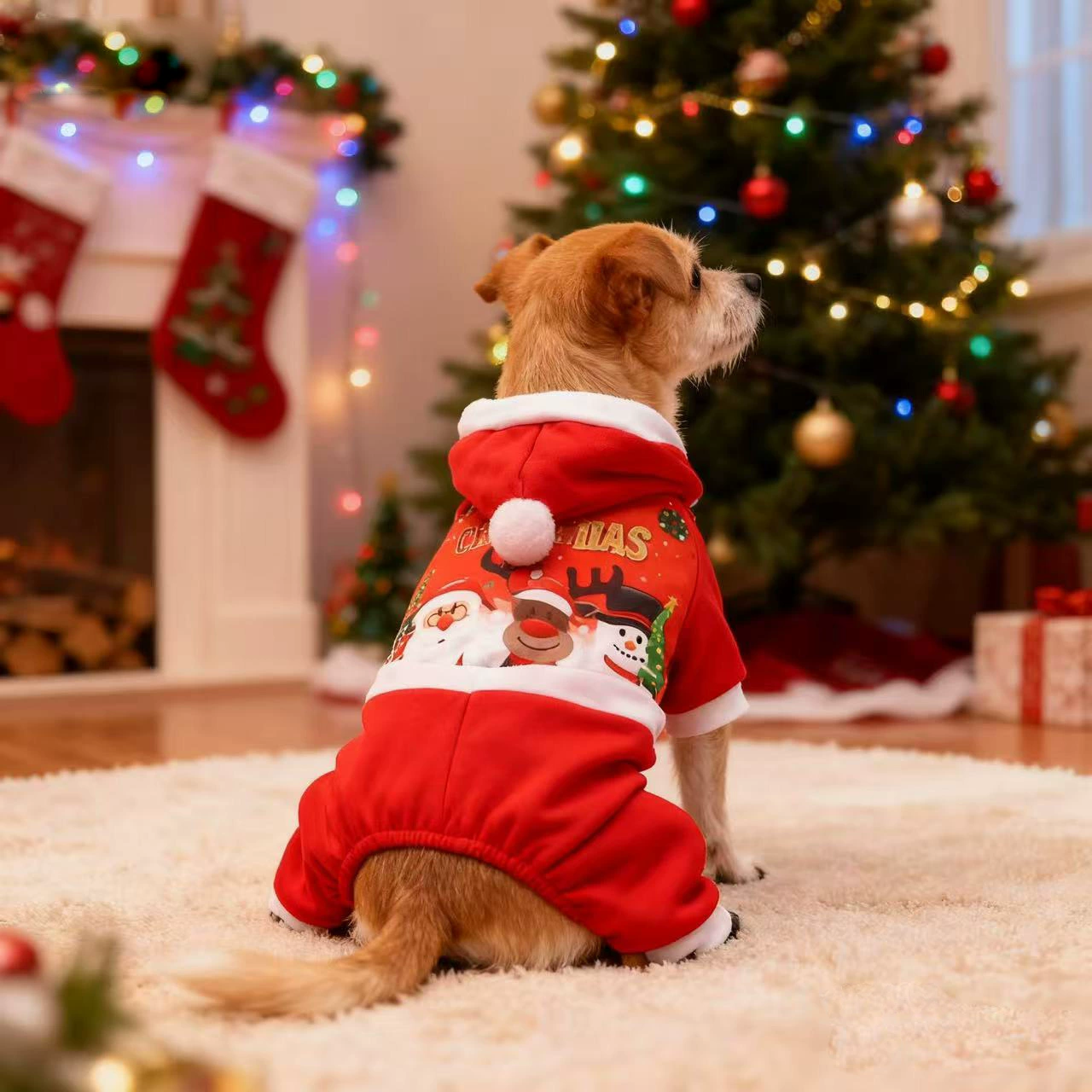 Кошачий нагрудник Рождественское полотенце слот утолщение Домашние животные Рождественская одежда Собака украшения Собака Аксессуары Кошачий рот