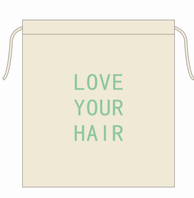 En stock inglés bordado lienzo bolso con cordón al por mayor algodón bolsa de polvo del hotel secador de pelo cubierta bolsa de almacenamiento