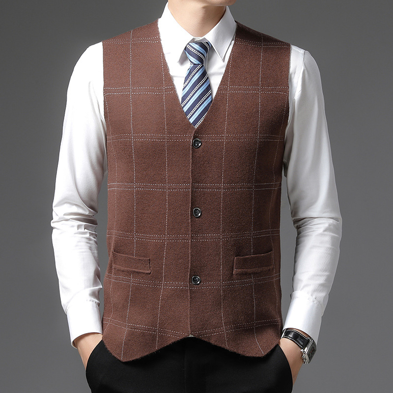 Autumn demi-season velvet vest