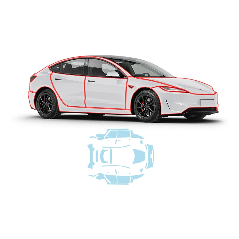 Tesla Model 3 специальный автомобиль для тележки TPU-невидимка полная автомобильная краска маска защитная пленка прозрачный без движения нож