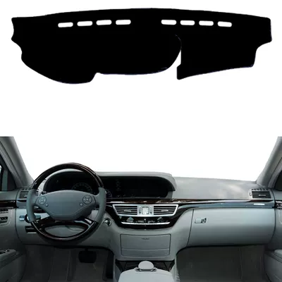 Mercedes-Benz S-Class W221 2006-2013 mərkəzi idarəetmə tablosuna işıq keçirməyən örtük