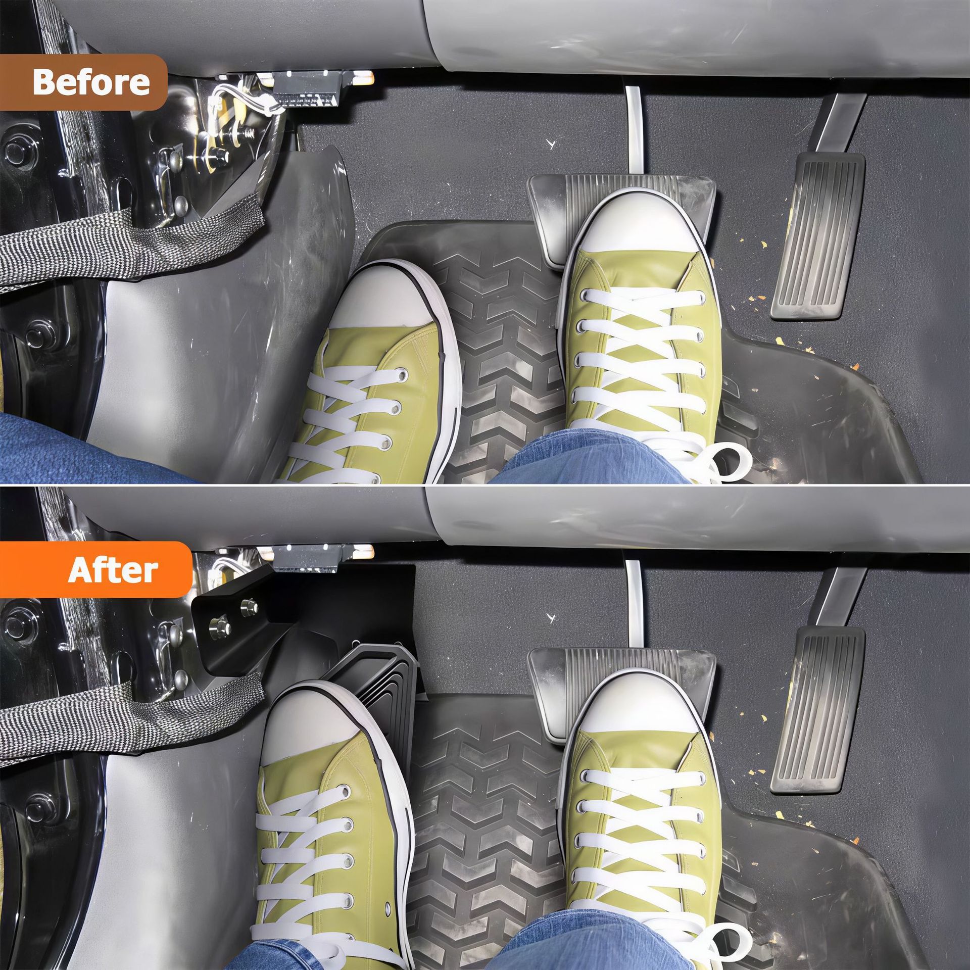 Suitable for Jk/Jl Wrangler Jt Gladiator Pickup Modified Left Foot Rest Pedal 4Xe Modification Parts