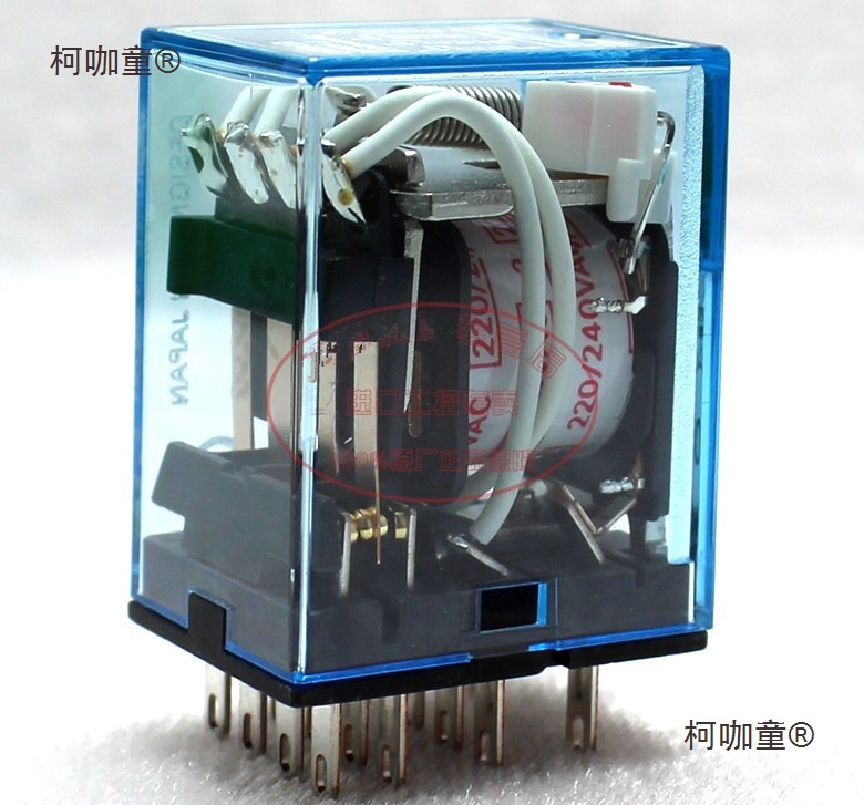 全银点 HH54P小型继电器24V 12V中间继电器220V交流14脚 MY麦太保