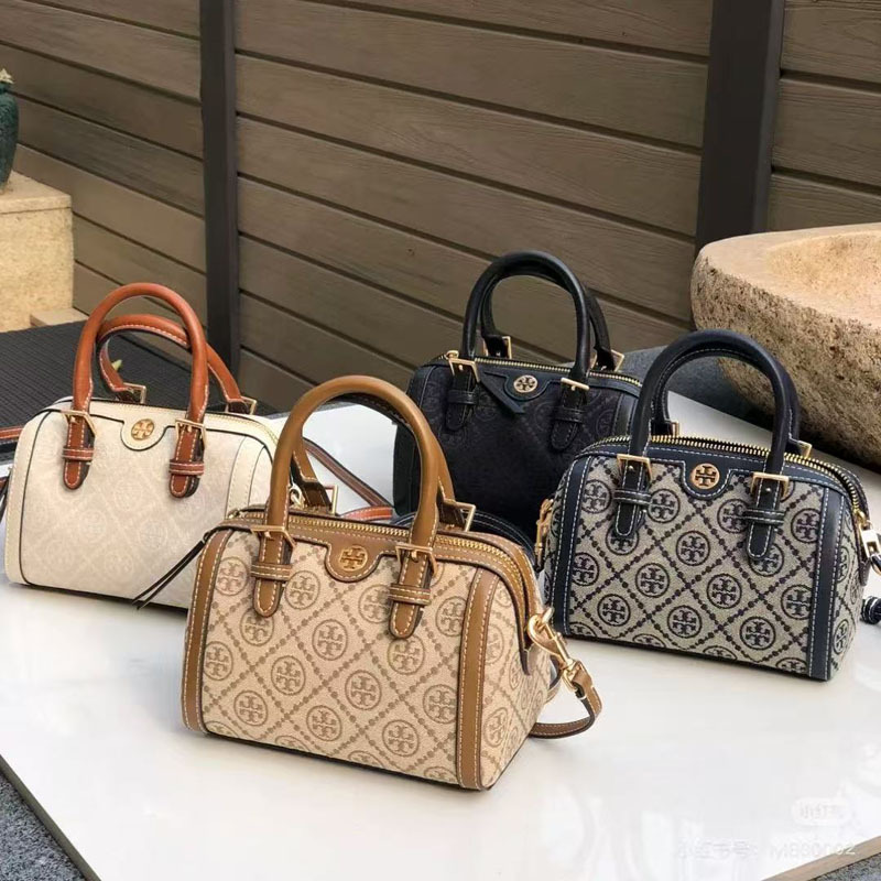 2025 New Tortyburch Boston Small Pillow Bag Presbyopic Wine Barrel Bag Single Shoulder Crossbody Handbag for Women 2025 New Tortyburch Boston Small Pillow Bag Presbyopic Wine Barrel Bag Single Shoulder Crossbody Handbag for Women