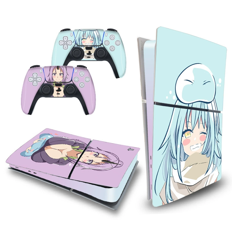 PS5slim digital game console sticker protective color film skinstick pain sticker PS5SLIM cartoon film