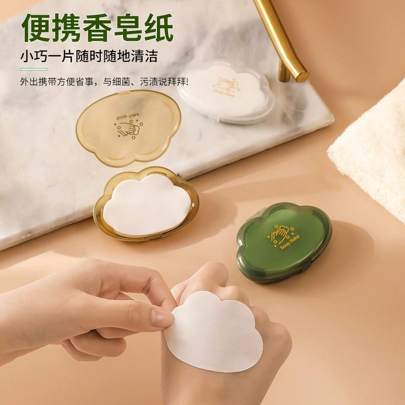 Мыльные хлопья, портативное одноразовое дезинфицирующее средство для рук, мыльные хлопья, детское мыло для мытья рук, бумага для путешествий, деловая поездка