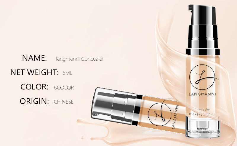 langmanni Foundation Concealer is not easy to smudge and BB cream is available in 6 colors Application Scenario