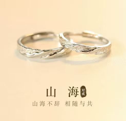 Bronce chapado al vacío no decolor Mobius anillo de nicho femenino diseño de pareja anillo de lujo ligero fábrica especial image 37
