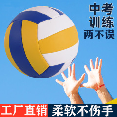源工場5号バレーボールの中で学生の中学生を試験して試合のバレーボールの卸売りの小学生の軟式の硬い列を訓練します。