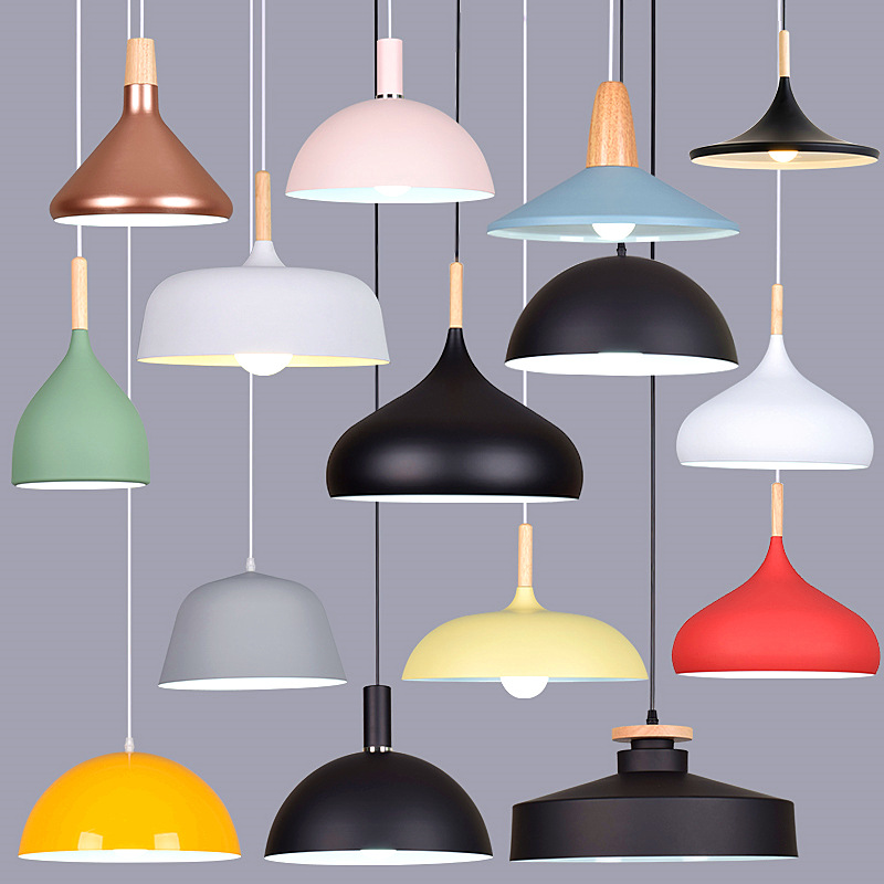 Scandinavian single-pendant modern minimalist restaurant hotel restaurant office catering store industrial style commercial lampshade