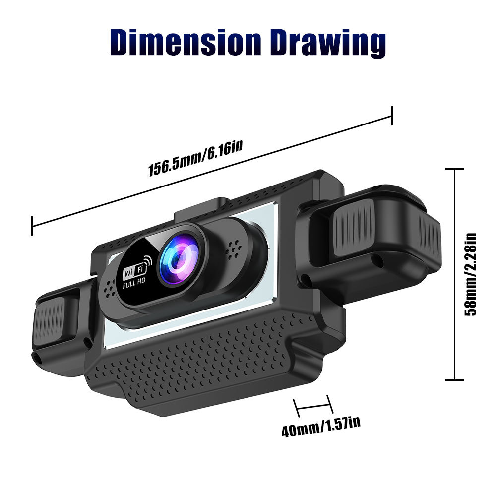1080P Dash Cam HD Night Vision WiFi Car DVR