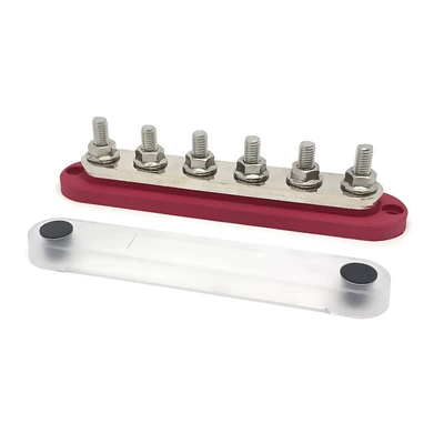Busbar 3/6-Way Shunt Conductor – Power supply, ignition system accessories - dhlp-m8-6-1-red