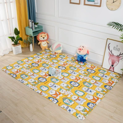 Avtomobil döşəmə paspasları – baby crawling mat game mat - bear-paradise-50135cm