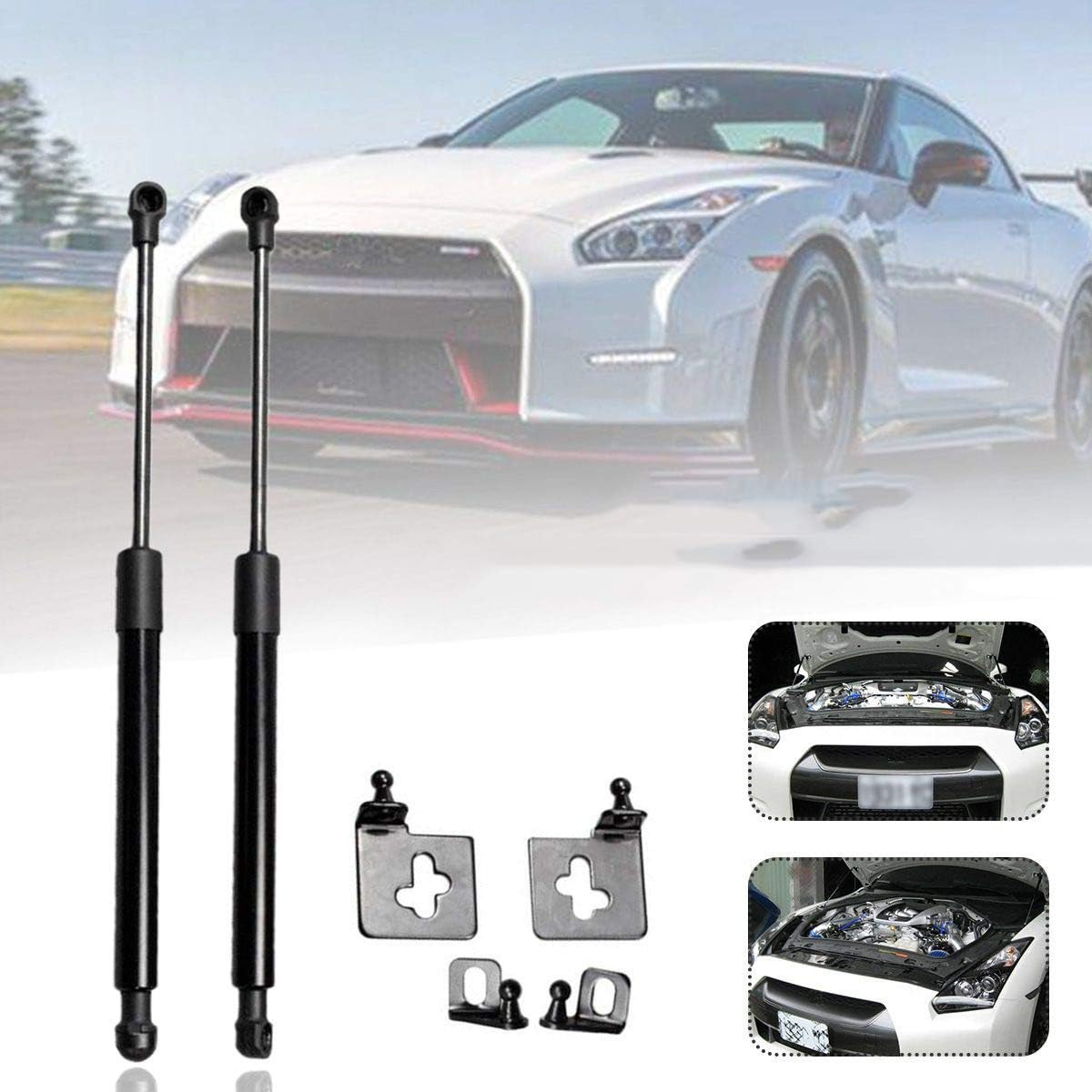 适用于日产GTR R35引擎盖改装液压支撑杆2008-2009款前盖气弹簧