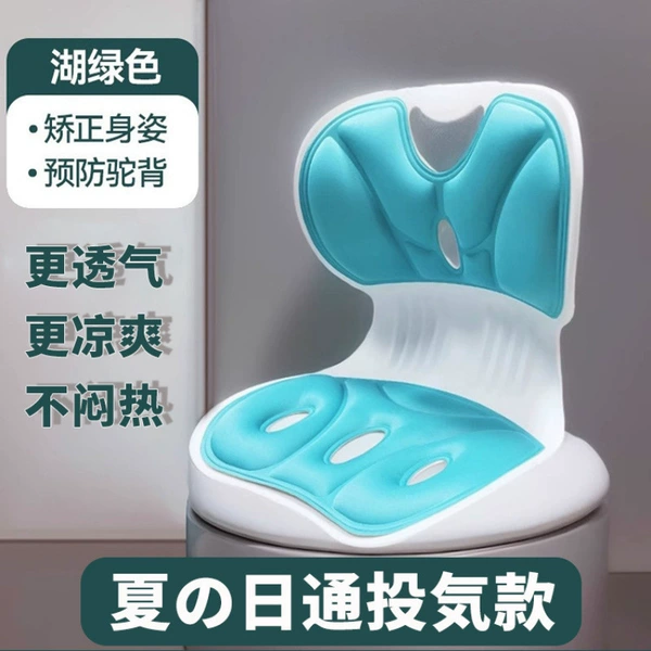 [【甘青色】矫姿护腰辅助椅垫]