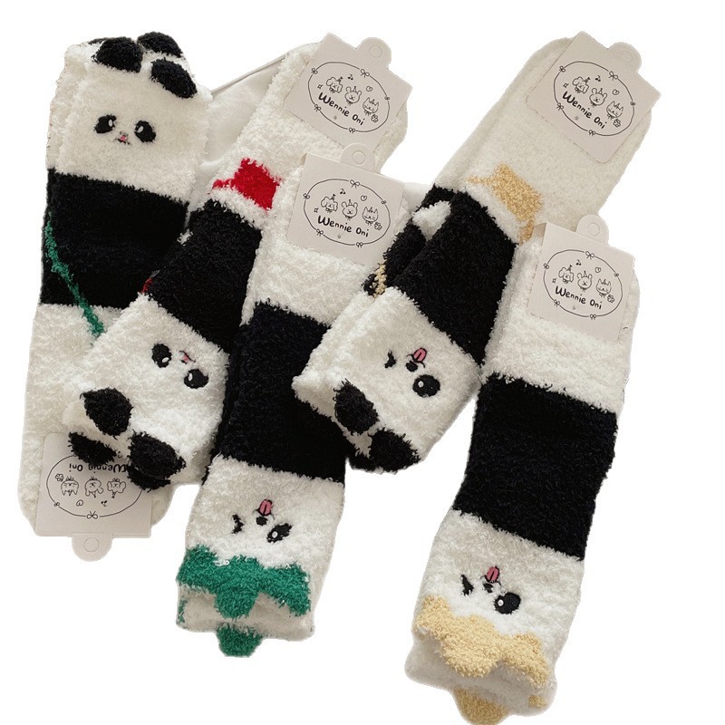 Calcetines de Piso de Terciopelo Coral Térmicos para Casa e Invierno image 6