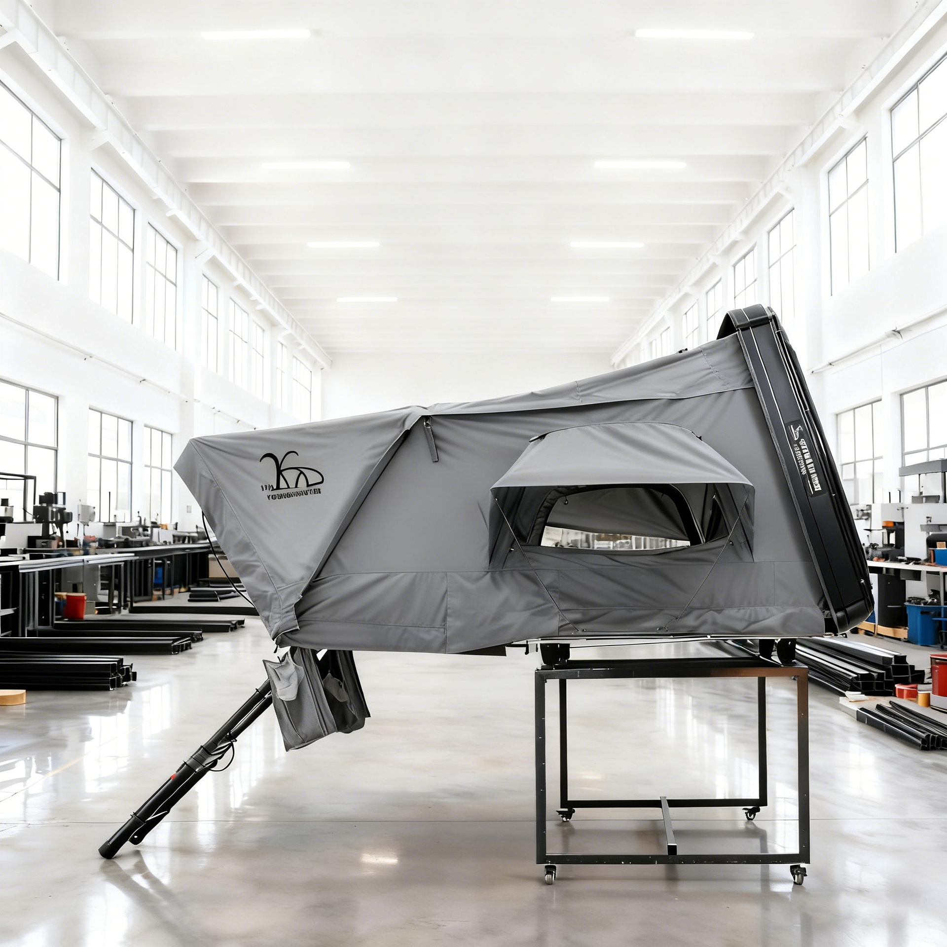 Plastico ABS lateral lateral pickup impermeable al aire libre tres personas carpa de techo