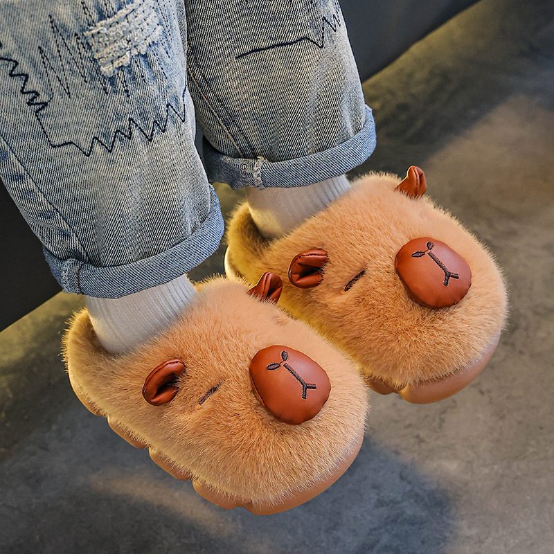 Zapatillas de algodón para niños Capibara, zapatillas de algodón para niños, niños, niñas y niños, zapatillas de algodón para niños, zapatillas de algodón para niños, zapatillas de algodón para niños, zapatillas de algodón para niños