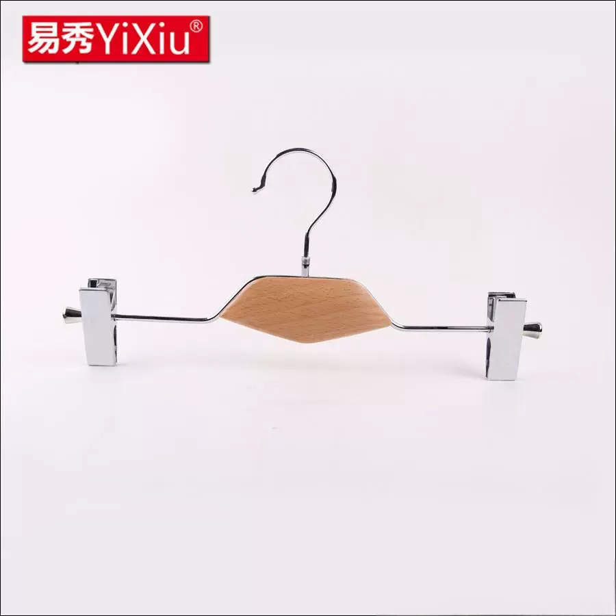 展示 实木复古裤架 服装店专用仿古实木裤夹 儿童成人裤架