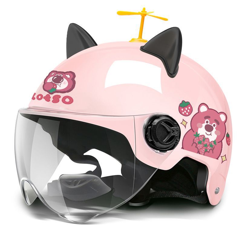 Men and Women: Universal Auto Parts and Accessories - xk-pink-strawberry-bear-black-ears-car-short-white