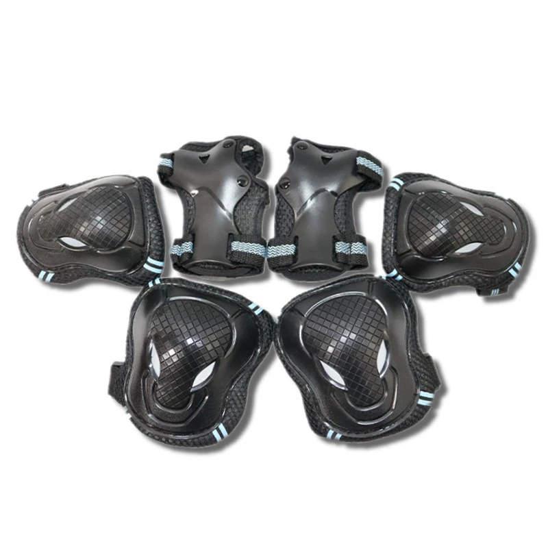 Велоспорт Скейтборд Защитный костюм для роликовых коньков Длинная доска для взрослых Двусторонний протектор локтя Наколенник Защита на запястье Катание на коньках Водные виды спорта