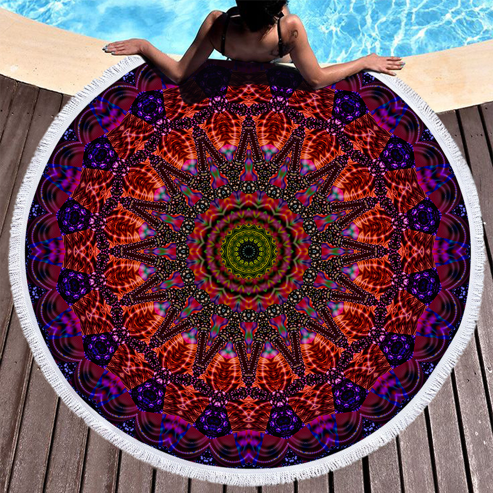 760g Weight Beach towel Home Textiles & Decor Type Superfine Fiber Material Geometric Pattern Casual, Ethnic Style Style Casual Ethnic Style Geometric Superfine Fiber Beach Towel Towels 无