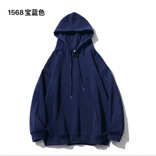加工定制420克超柔银狐绒落肩卫衣男女情侣连帽卫衣加绒韩版帽衫