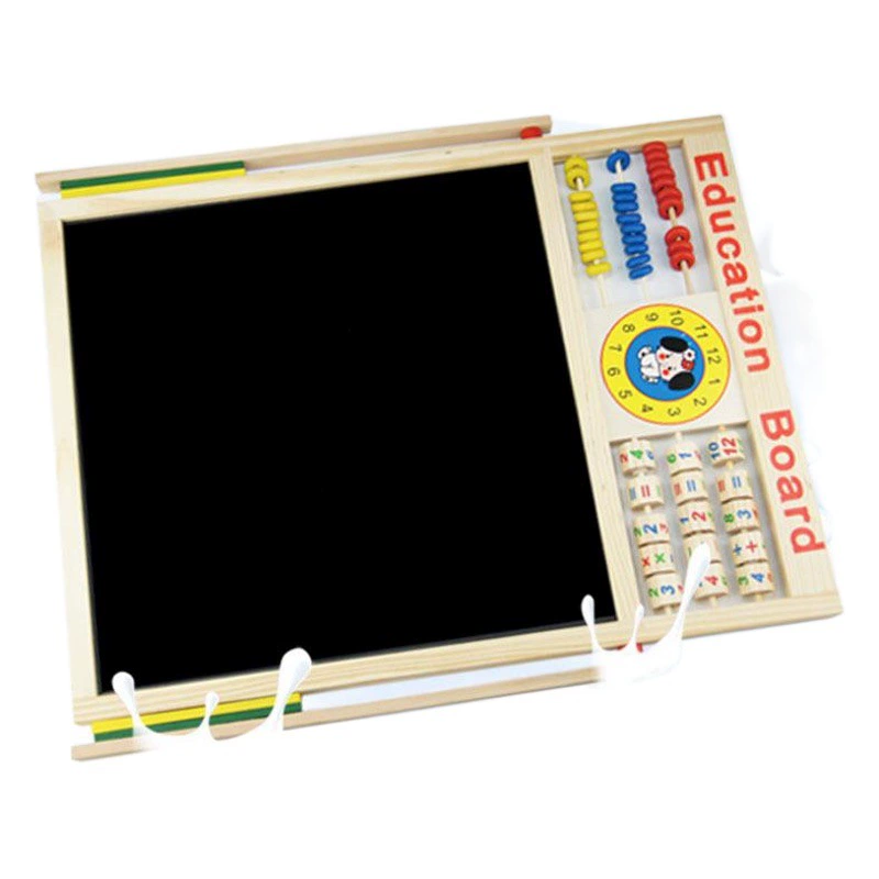 Деревянная многофункциональная магнитная доска для рисования букв и цифр Двусторонняя развивающая доска для раннего образования Детский рисунок граффити Корейская маленькая доска для рисования