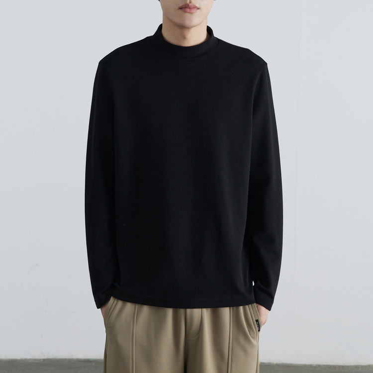 하프 칼라 벨벳.블랙