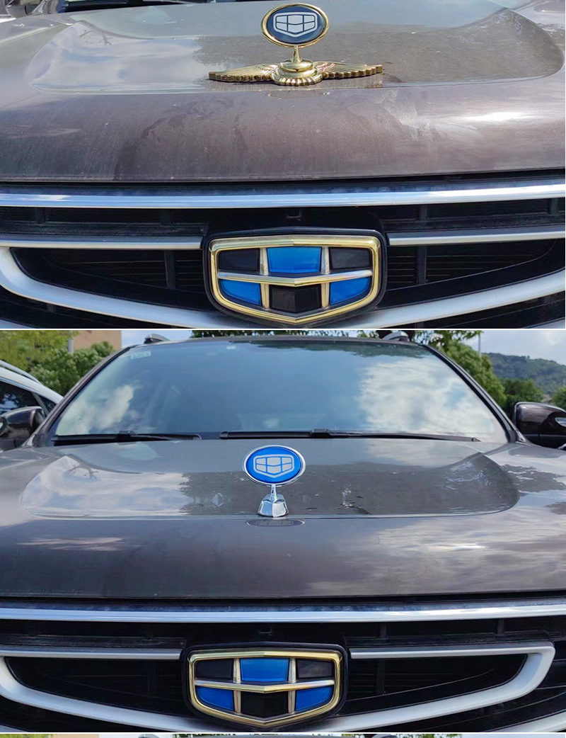 Applicable to Haver MG Volkswagen Car logo Vertical Standard Flying Eagle Standard Stainless Steel Metal Car Mark Engine Cover Vertical Standard
