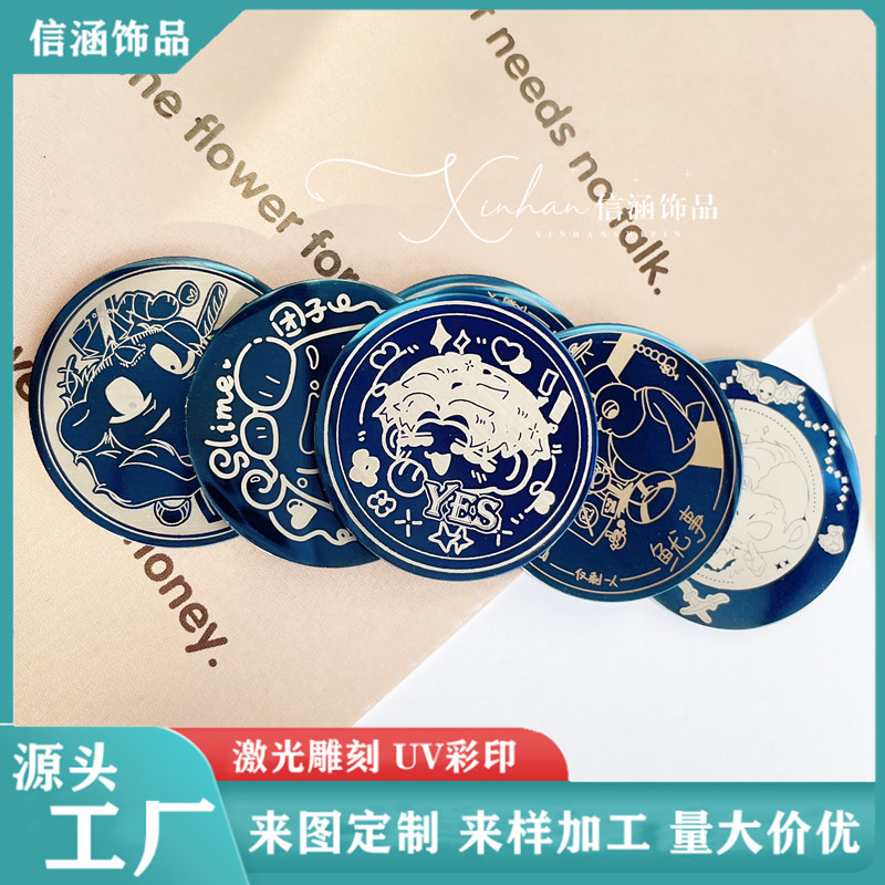 亚马逊热销定制徽章决策币不锈钢纪念币礼物硬币金属物料收藏钱币