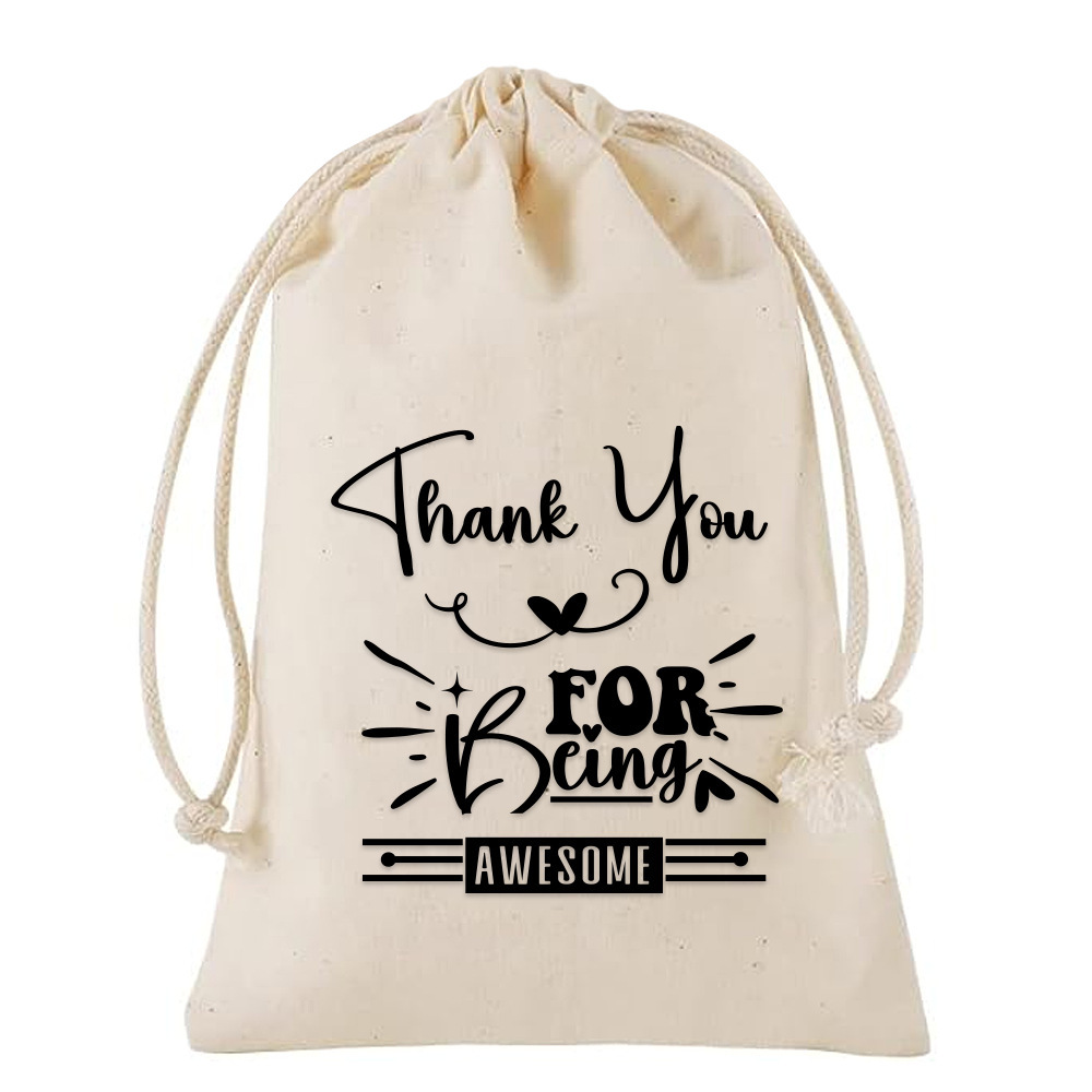 감사합니다 코튼백 A02;10*15cm