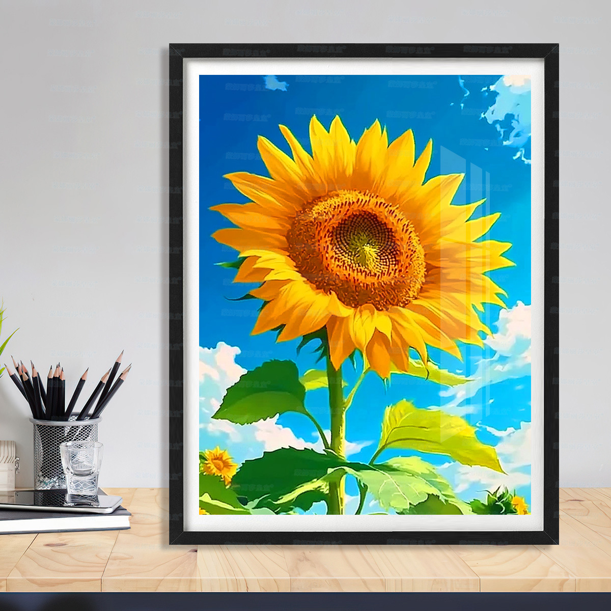 [Algodón importado] El punto de cruz real de Mona Lisa gana el primer premio de una sola vez, nuevo bordado de hilo hecho a mano de flores festivas