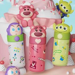 新IP草莓熊316保溫杯女生高顏值可愛兒童水杯子學生男網紅水壺