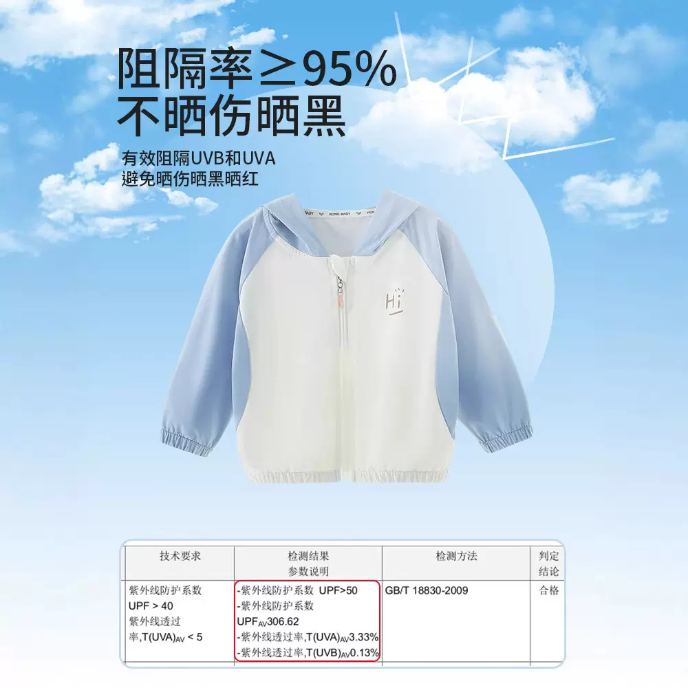 儿童防晒衣夏季薄款外套防紫外线男童女童冰皮凉感上衣婴幼空调衫