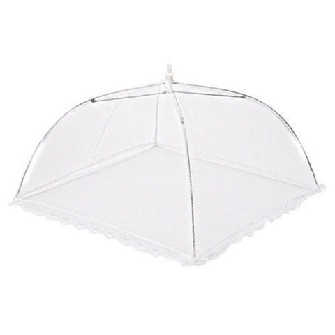 IYR7 Mosquito Net Window Covering, Rectangle Large Side Opening Vegetable Cover, Restaurant Table Cover, Household & Commercial, Street Food Stall Use