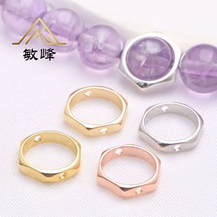 14K����ɫ��ɫ���� ����������A�h �p�װ���Ȧ diy�ֹ��Ʒ���